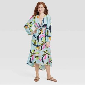 Vibrant Floral Maxi Dress